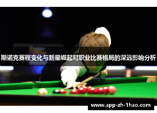 斯诺克赛程变化与新星崛起对职业比赛格局的深远影响分析
